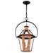 Myhouse Lighting Quoizel - BURD1916AC - Two Light Outdoor Hanging Lantern - Burdett - Aged Copper