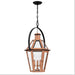 Myhouse Lighting Quoizel - BURD2818AC - Three Light Pendant - Burdett - Aged Copper