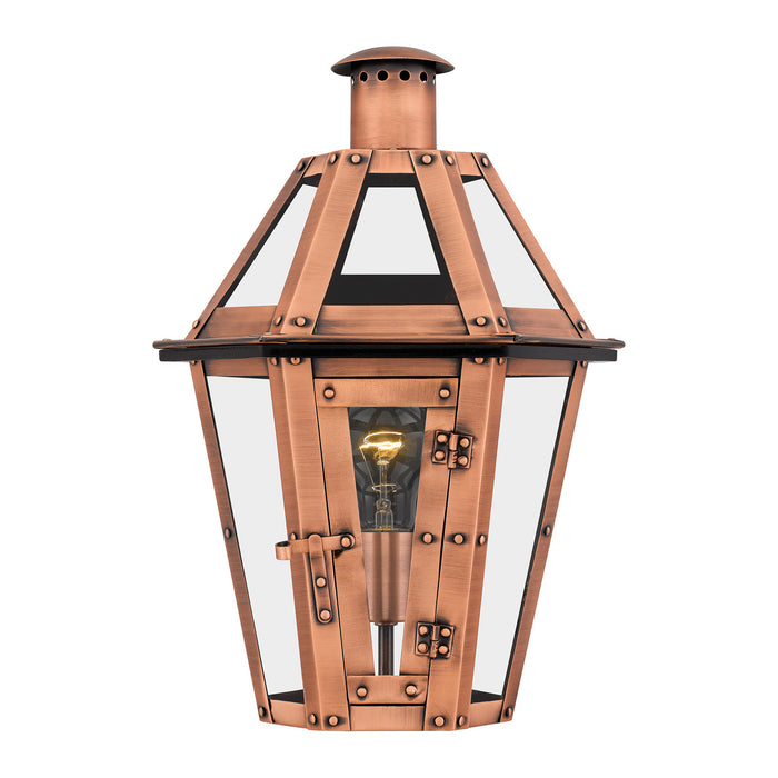 Myhouse Lighting Quoizel - BURD8411AC - One Light Outdoor Wall Mount - Burdett - Aged Copper