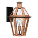 Myhouse Lighting Quoizel - BURD8411AC - One Light Outdoor Wall Mount - Burdett - Aged Copper