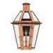 Myhouse Lighting Quoizel - BURD8415AC - Three Light Outdoor Wall Lantern - Burdett - Aged Copper