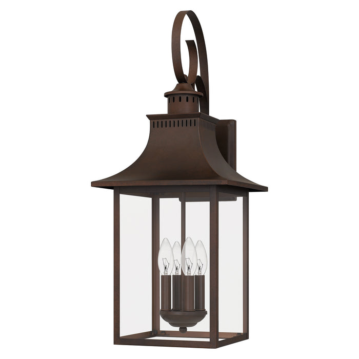 Myhouse Lighting Quoizel - CCR8412CU - Four Light Outdoor Wall Lantern - Chancellor - Copper Bronze