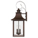 Myhouse Lighting Quoizel - CCR8412CU - Four Light Outdoor Wall Lantern - Chancellor - Copper Bronze