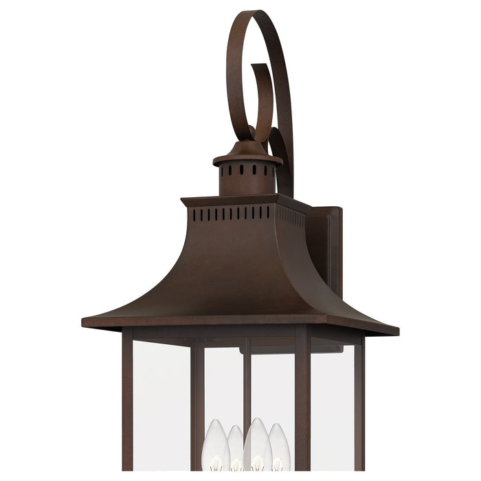 Myhouse Lighting Quoizel - CCR8412CU - Four Light Outdoor Wall Lantern - Chancellor - Copper Bronze