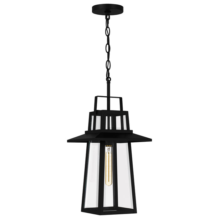 Myhouse Lighting Quoizel - DEV1910MBK - One Light Outdoor Hanging Lantern - Devonport - Matte Black