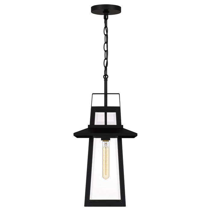 Myhouse Lighting Quoizel - DEV1910MBK - One Light Outdoor Hanging Lantern - Devonport - Matte Black