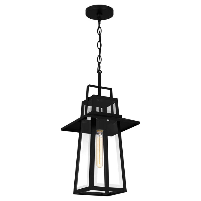 Myhouse Lighting Quoizel - DEV1910MBK - One Light Outdoor Hanging Lantern - Devonport - Matte Black