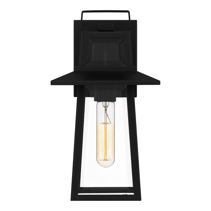 Myhouse Lighting Quoizel - DEV8407MBK - One Light Outdoor Wall Mount - Devonport - Matte Black