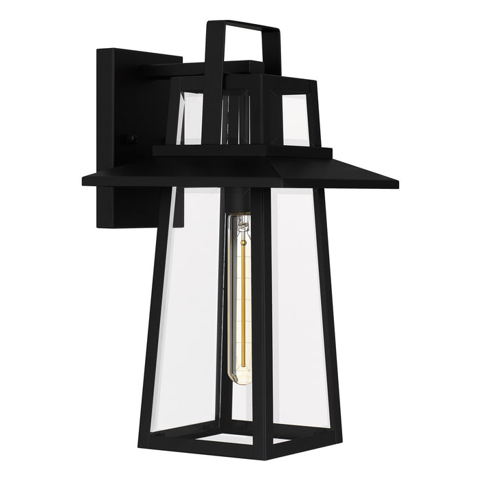 Myhouse Lighting Quoizel - DEV8408MBK - One Light Outdoor Wall Mount - Devonport - Matte Black