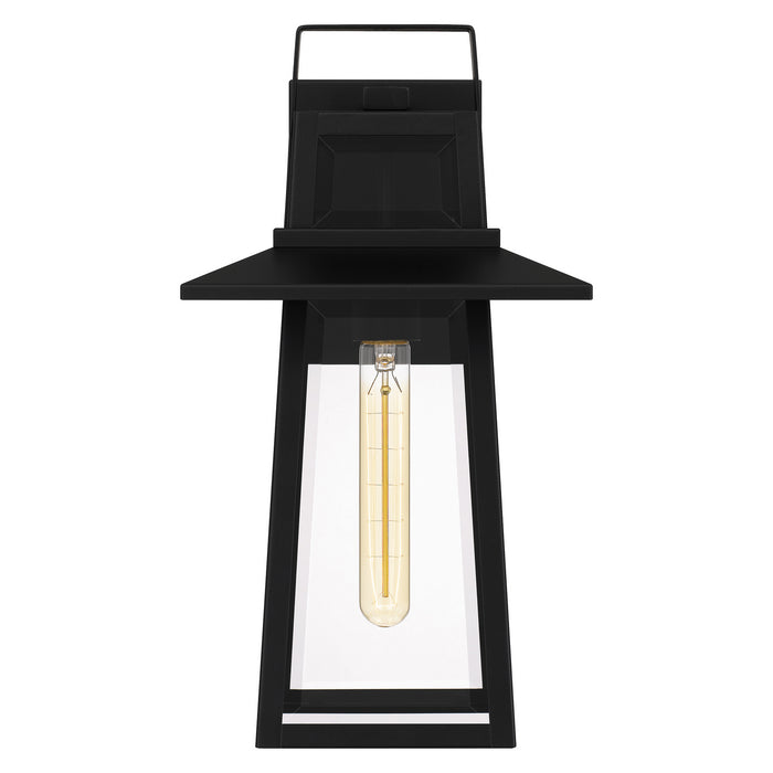 Myhouse Lighting Quoizel - DEV8408MBK - One Light Outdoor Wall Mount - Devonport - Matte Black