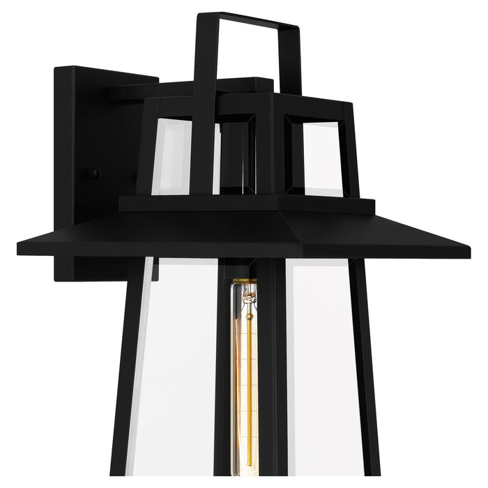 Myhouse Lighting Quoizel - DEV8410MBK - One Light Outdoor Wall Mount - Devonport - Matte Black