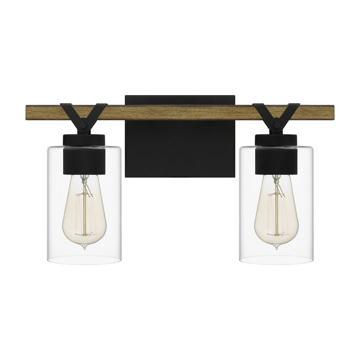 Myhouse Lighting Quoizel - DEVN8616MBK - Two Light Bath - Devon Court - Matte Black