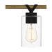 Myhouse Lighting Quoizel - DEVN8624MBK - Three Light Bath - Devon Court - Matte Black