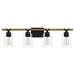 Myhouse Lighting Quoizel - DEVN8632MBK - Four Light Bath - Devon Court - Matte Black