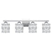 Myhouse Lighting Quoizel - GIB8630C - Four Light Bath - Gibson - Polished Chrome