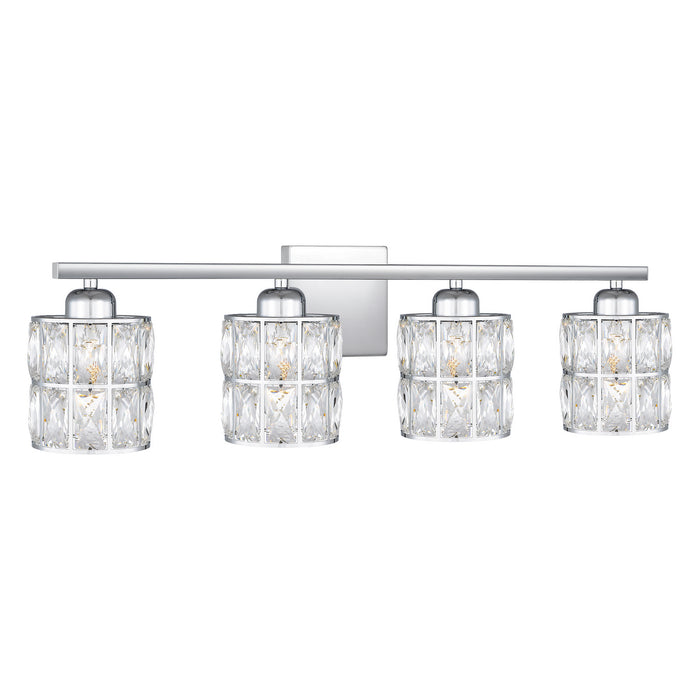 Myhouse Lighting Quoizel - GIB8630C - Four Light Bath - Gibson - Polished Chrome