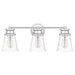 Myhouse Lighting Quoizel - HAV8624C - Three Light Bath - Haverfield - Polished Chrome