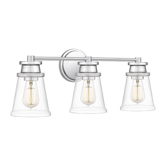 Myhouse Lighting Quoizel - HAV8624C - Three Light Bath - Haverfield - Polished Chrome