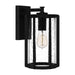 Myhouse Lighting Quoizel - HAZ8407EK - One Light Outdoor Wall Mount - Hazel - Earth Black