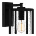 Myhouse Lighting Quoizel - HAZ8407EK - One Light Outdoor Wall Mount - Hazel - Earth Black