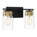 Myhouse Lighting Quoizel - KEE8614MBK - Two Light Bath - Keesey - Matte Black