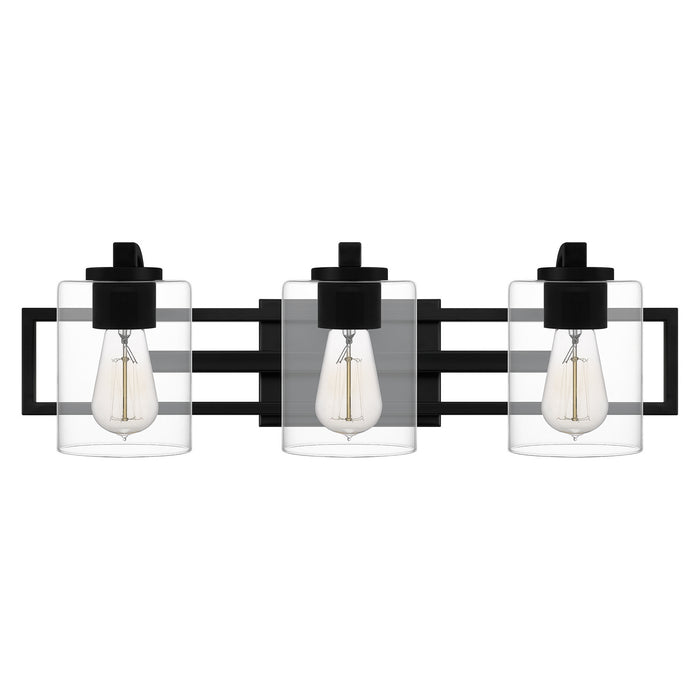 Myhouse Lighting Quoizel - LANS8624MBK - Three Light Bath - Lansdowne - Matte Black