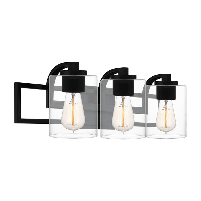 Myhouse Lighting Quoizel - LANS8624MBK - Three Light Bath - Lansdowne - Matte Black