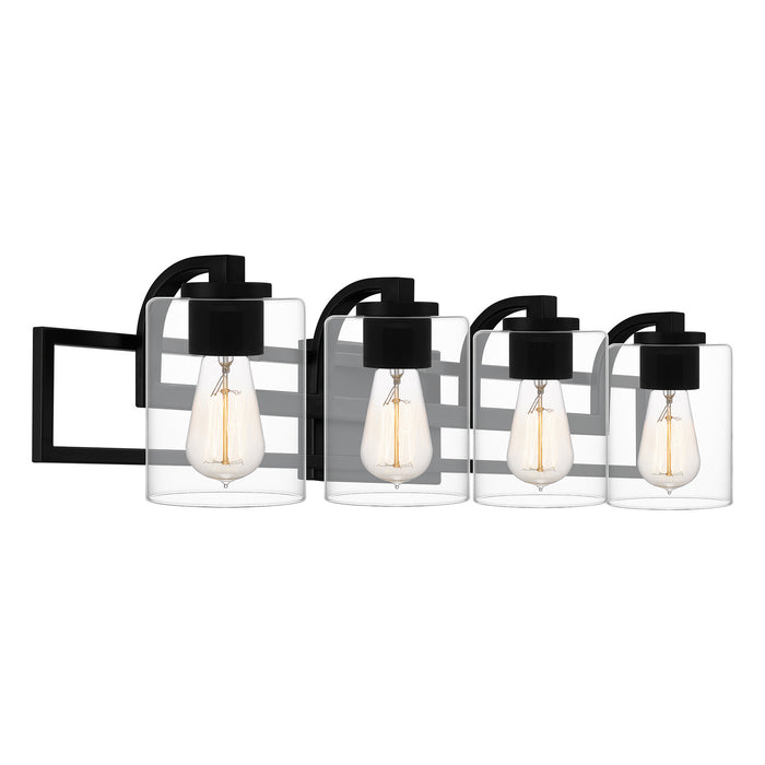 Myhouse Lighting Quoizel - LANS8632MBK - Four Light Bath - Lansdowne - Matte Black