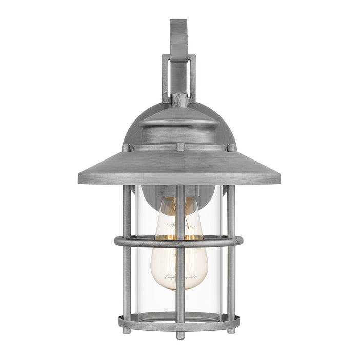 Myhouse Lighting Quoizel - LOM8408ABA - One Light Outdoor Wall Mount - Lombard - Antique Brushed Aluminum