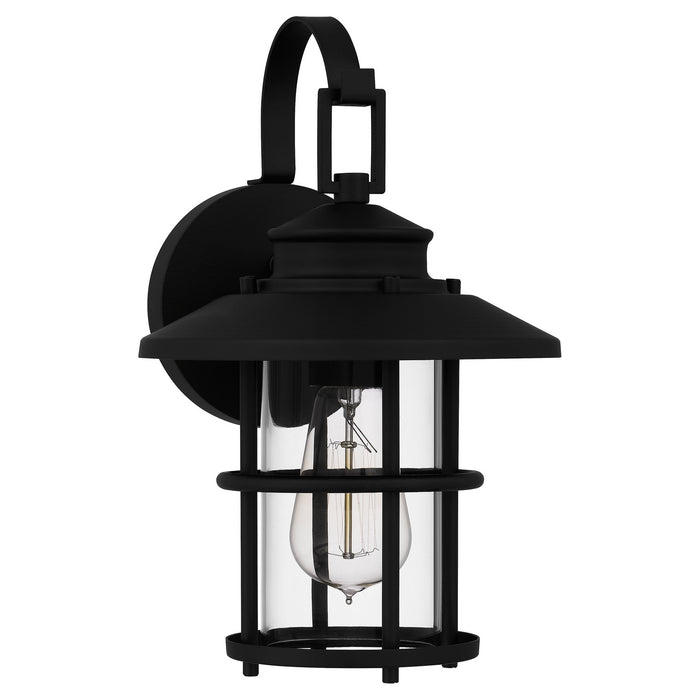 Myhouse Lighting Quoizel - LOM8408MBK - One Light Outdoor Wall Mount - Lombard - Matte Black