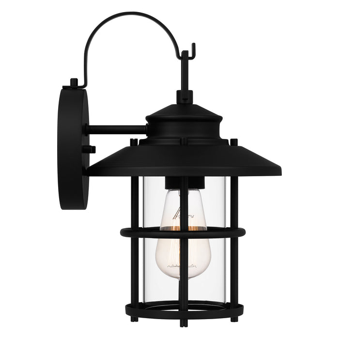 Myhouse Lighting Quoizel - LOM8408MBK - One Light Outdoor Wall Mount - Lombard - Matte Black