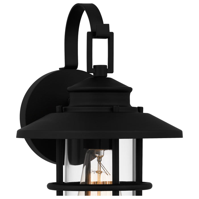 Myhouse Lighting Quoizel - LOM8408MBK - One Light Outdoor Wall Mount - Lombard - Matte Black