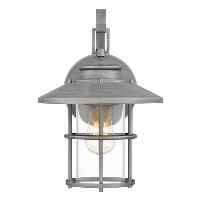 Myhouse Lighting Quoizel - LOM8409ABA - One Light Outdoor Wall Mount - Lombard - Antique Brushed Aluminum