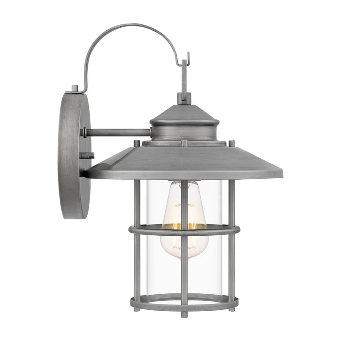 Myhouse Lighting Quoizel - LOM8409ABA - One Light Outdoor Wall Mount - Lombard - Antique Brushed Aluminum