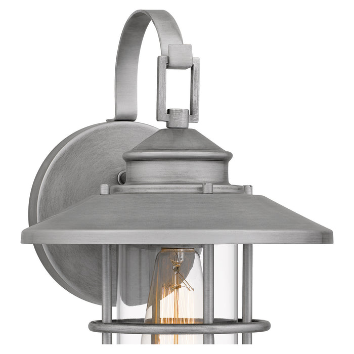 Myhouse Lighting Quoizel - LOM8409ABA - One Light Outdoor Wall Mount - Lombard - Antique Brushed Aluminum