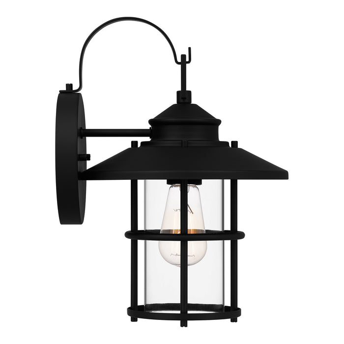 Myhouse Lighting Quoizel - LOM8409MBK - One Light Outdoor Wall Mount - Lombard - Matte Black