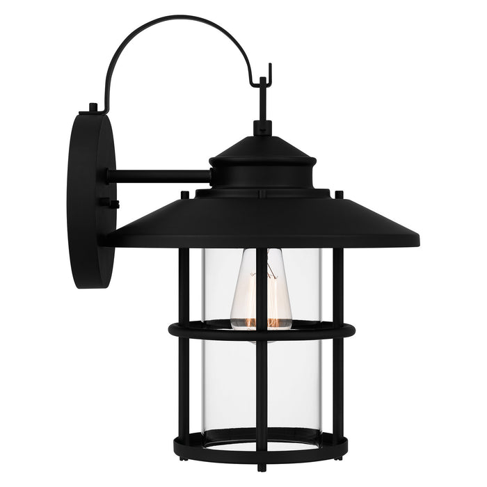 Myhouse Lighting Quoizel - LOM8411MBK - One Light Outdoor Wall Mount - Lombard - Matte Black