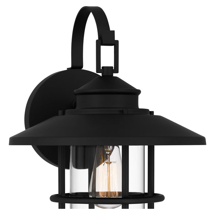 Myhouse Lighting Quoizel - LOM8411MBK - One Light Outdoor Wall Mount - Lombard - Matte Black