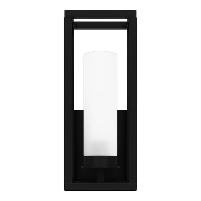 Myhouse Lighting Quoizel - NEV8405MBK - One Light Outdoor Lantern - Neville - Matte Black