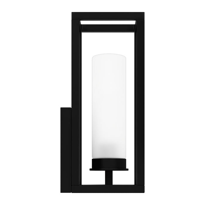 Myhouse Lighting Quoizel - NEV8405MBK - One Light Outdoor Lantern - Neville - Matte Black