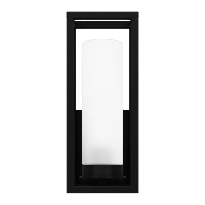 Myhouse Lighting Quoizel - NEV8406MBK - One Light Outdoor Lantern - Neville - Matte Black