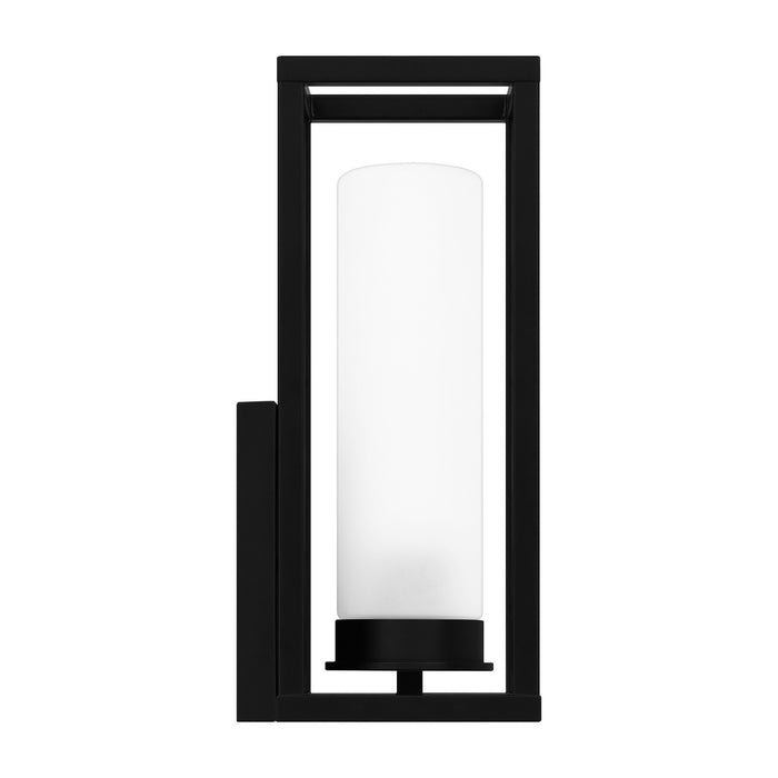 Myhouse Lighting Quoizel - NEV8406MBK - One Light Outdoor Lantern - Neville - Matte Black