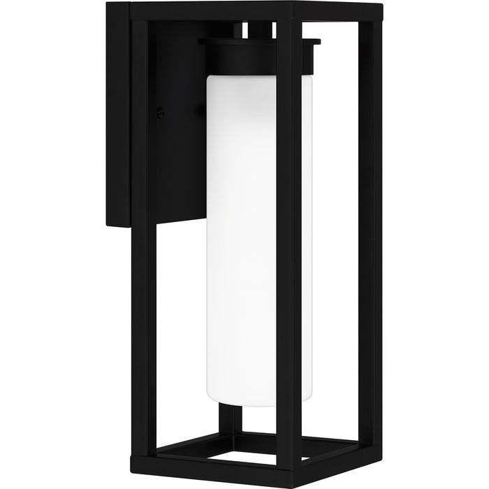 Myhouse Lighting Quoizel - NEV8406MBK - One Light Outdoor Lantern - Neville - Matte Black