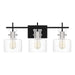 Myhouse Lighting Quoizel - PEN8622MBK - Three Light Bath - Pensbury - Matte Black