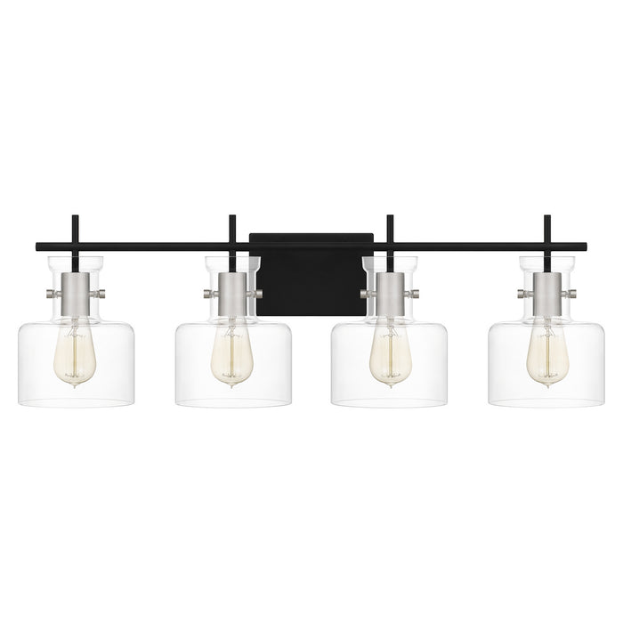 Myhouse Lighting Quoizel - PEN8630MBK - Four Light Bath - Pensbury - Matte Black