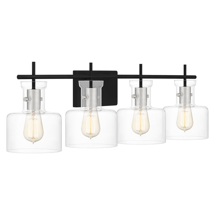 Myhouse Lighting Quoizel - PEN8630MBK - Four Light Bath - Pensbury - Matte Black