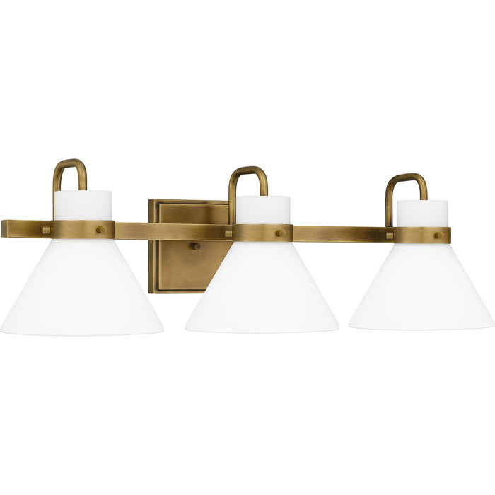 Myhouse Lighting Quoizel - RGN8625WS - Three Light Bath - Regency - Weathered Brass