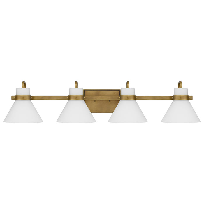 Myhouse Lighting Quoizel - RGN8635WS - Four Light Bath - Regency - Weathered Brass