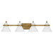 Myhouse Lighting Quoizel - RGN8635WS - Four Light Bath - Regency - Weathered Brass