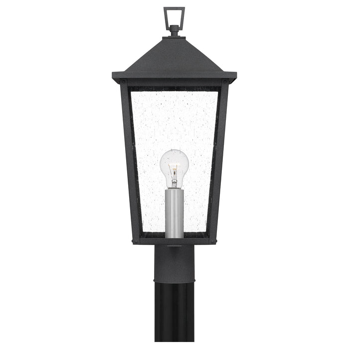 Myhouse Lighting Quoizel - STNL9009MB - One Light Outdoor Post Mount - Stoneleigh - Mottled Black